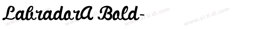 LabradorA Bold字体转换 LabradorA Bold字体转换